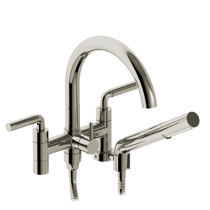 Riobel RU06LPN- 6" tub filler with hand shower | FaucetExpress.ca