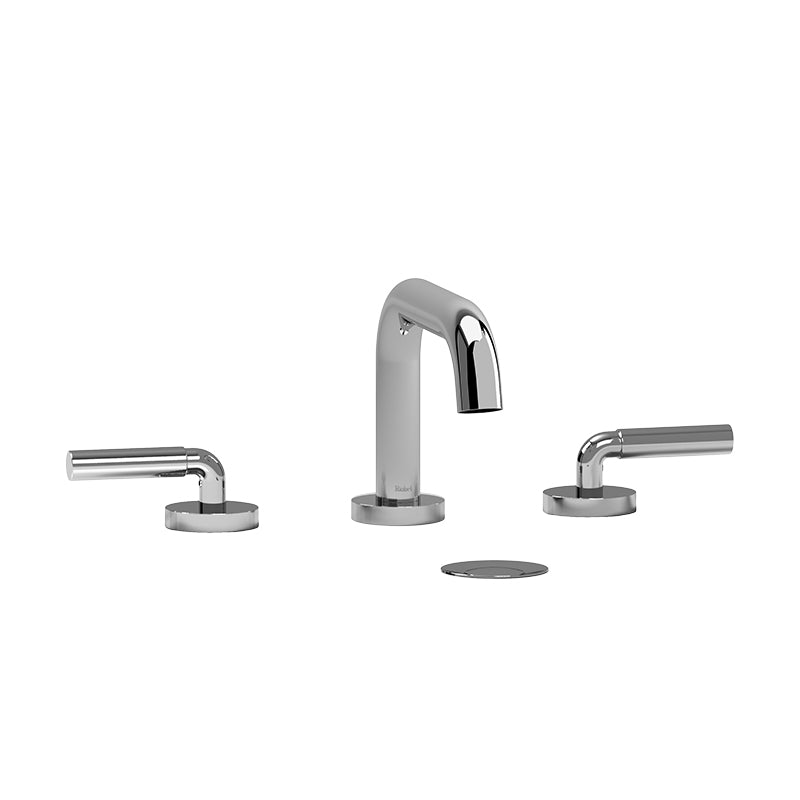 Riobel RUSQ08LPN- 8" square lavatory faucet assembly | FaucetExpress.ca