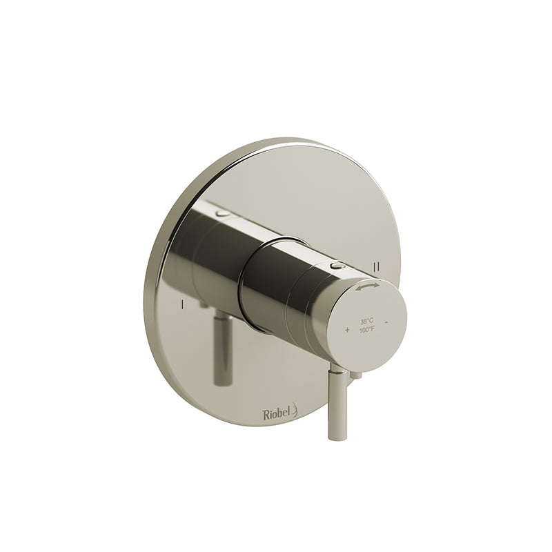 Riobel TRUTM44PN- 2-way no share Type T/P (thermostatic/pressure balance) coaxial valve trim | FaucetExpress.ca