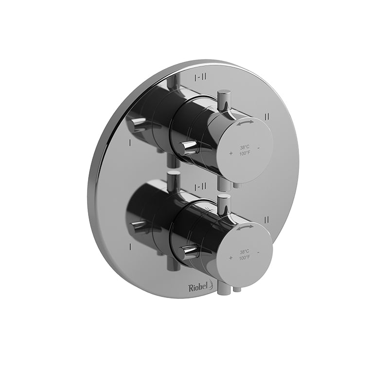 Riobel TRUTM46+C- 4-way Type T/P (thermostatic/pressure balance) coaxial valve trim | FaucetExpress.ca