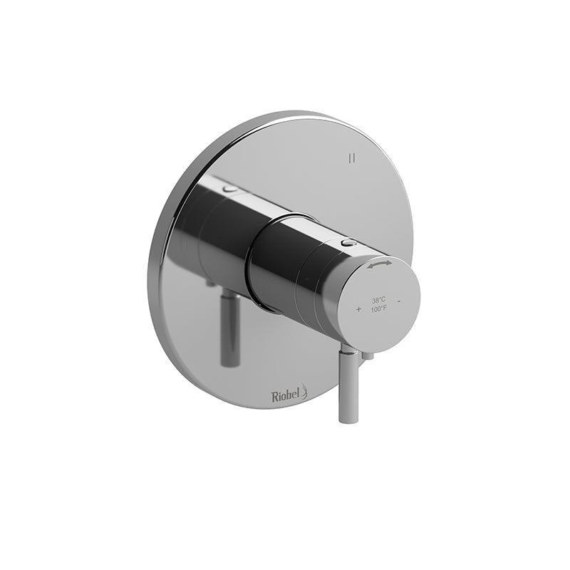Riobel TRUTM47BN- 3-way no share Type T/P (thermostatic/pressure balance) coaxial valve trim | FaucetExpress.ca