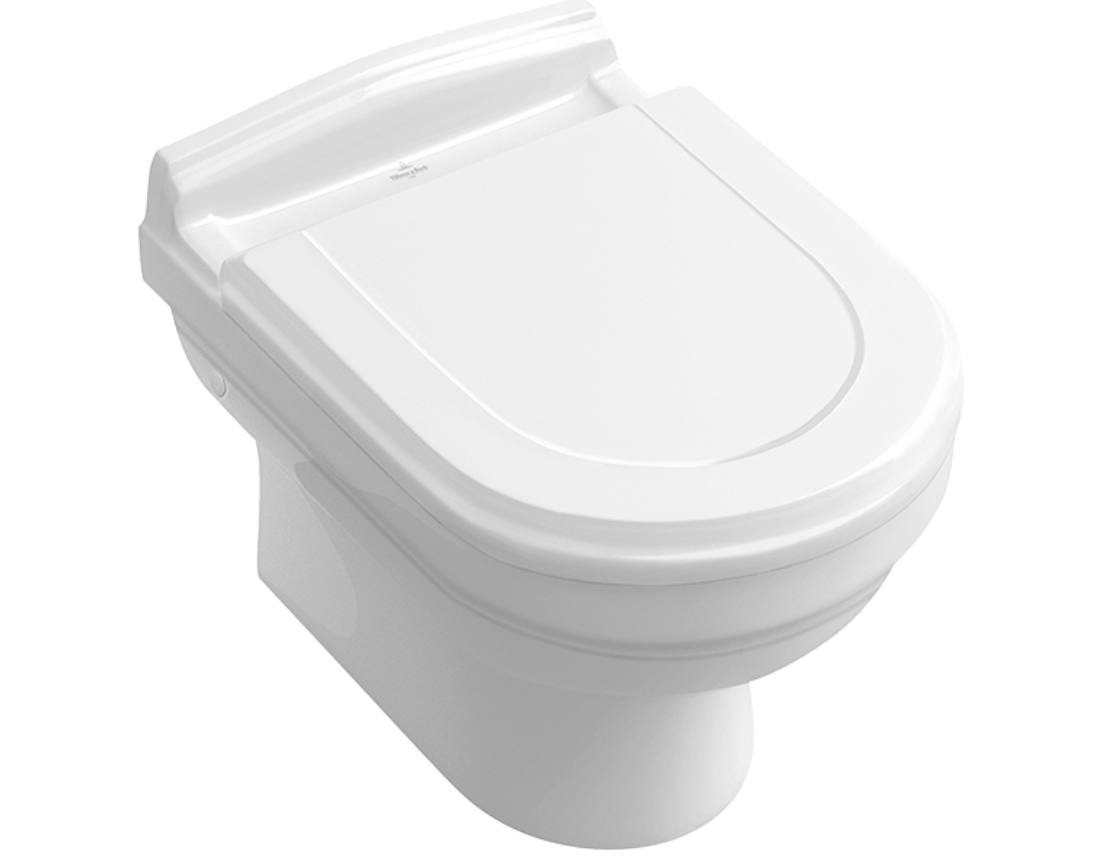 Villeroy & Boch 6661U0- Strada Wall-mounted Toilet Oval | FaucetExpress.ca