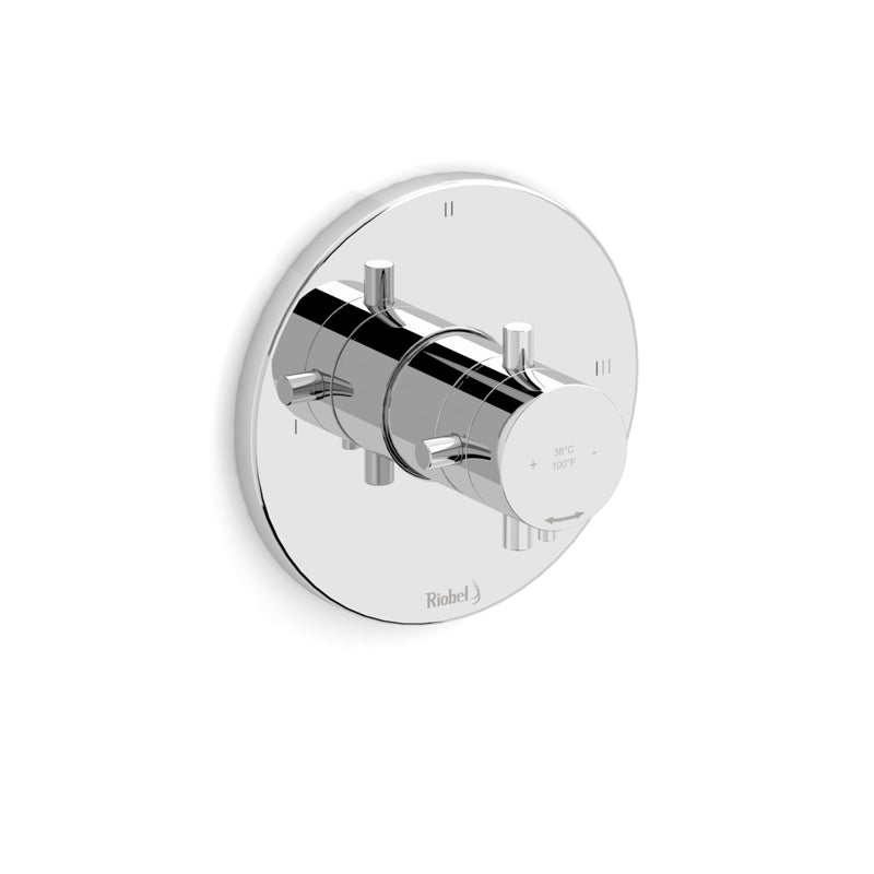 Riobel TPATM45+BN- 3-way Type T/P (thermostatic/pressure balance) coaxial valve trim | FaucetExpress.ca