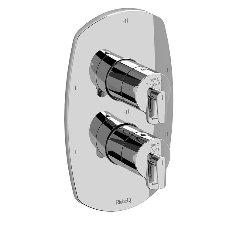 Riobel VY46C- 4-way Type T/P (thermostatic/pressure balance) ¾"coaxial complete valve | FaucetExpress.ca