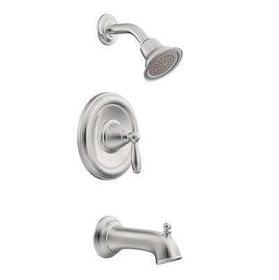 Moen T62153EP- Brantford PosiTemp Pressure Balancing Eco-Performance Tub and Shower Trim Kit without Valve, Chrome