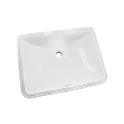 Toto LT1535G#01- TOTO 20'' Rectangular Undermount Bathroom Sink with CEFIONTECT, Cotton White - LT535GNo.01 | FaucetExpress.ca