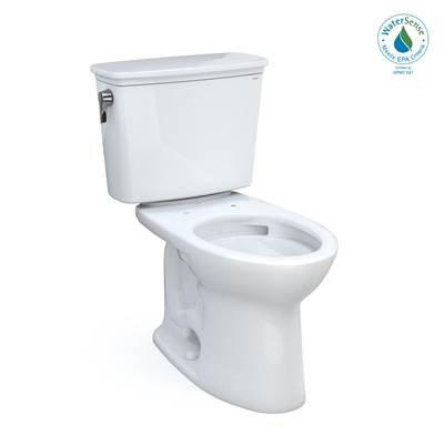 Toto CST786CEG#01- Toto Drake Transitional Two-Piece Elongated 1.28 Gpf Tornado Flush Toilet With Cefiontect Cotton White