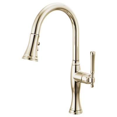 Brizo 63058LF-PN- Pull-Down Kitchen Faucet