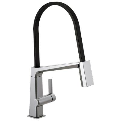 Delta 9693-AR-DST- Single Handle Exposed Hose Kitchen Faucet | FaucetExpress.ca