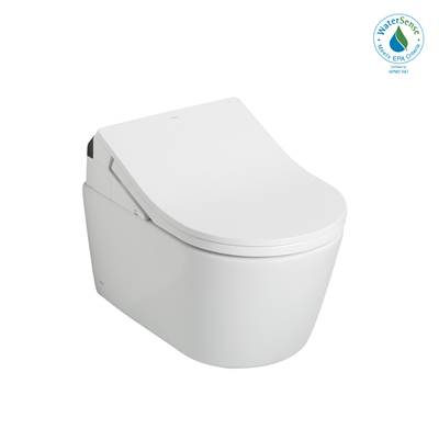 Toto CWT4474047CMFG#MS- TOTO RP Wall-Hung D-Shape Toilet with RX Bidet Seat and DuoFit In-Wall 1.28 and 0.9 GPF Dual-Flush Tank System, Matte Silver - CWT447247CMFG#MS | FaucetExpress.ca