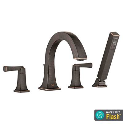 American Standard T353901.278- Townsend Bathtub Faucet With Lever Handles And Personal Shower For Flash Rough-In Valve