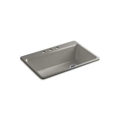 Kohler 5871-3A2-K4- Riverby® 33'' x 22'' x 9-5/8'' top-mount single-bowlkitchen sink with accessories | FaucetExpress.ca