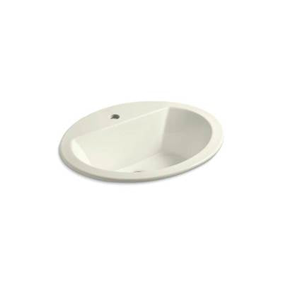 Kohler 2699-1-96- Bryant® Oval Drop-in bathroom sink with single faucet hole | FaucetExpress.ca