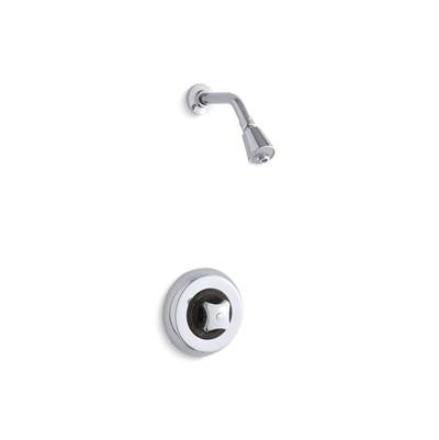 Kohler TS6910-4G-CP- Triton® Rite-Temp(R) shower valve trim with lever handle and 1.75 gpm showerhead | FaucetExpress.ca