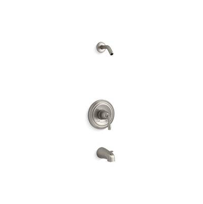 Kohler TLS395-4S-BN- Devonshire® Rite-Temp(R) bath and shower valve trim with lever handle and slip-fit spout, less showerhead | FaucetExpress.ca