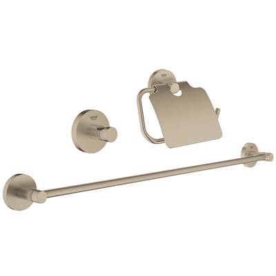 Grohe 40775EN1- Essentials City Bathroom set, 3-in-1, brushed nickel | FaucetExpress.ca