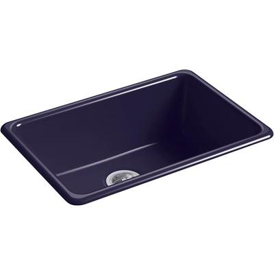 Kohler 5708-DGB- Iron/Tones® 27'' x 18-3/4'' x 9-5/8'' Top-mount/undermount single-bowl kitchen sink | FaucetExpress.ca