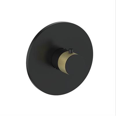 Vogt VT.DA.140.MB- Drava Thermostatic Valve and Trim 3/4' Matte Black