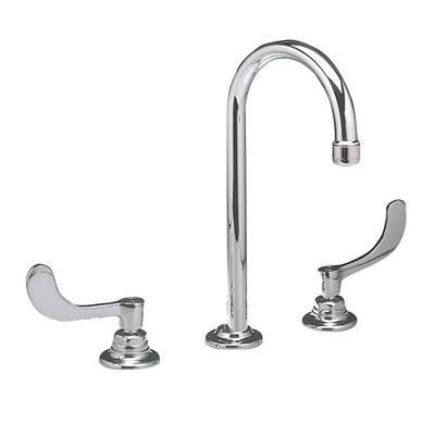 American Standard 6540174.002- Monterrey 8-Inch Widespread Gooseneck Faucet With Wrist Blade Handles 0.35 Gpm/1.3 Lpm