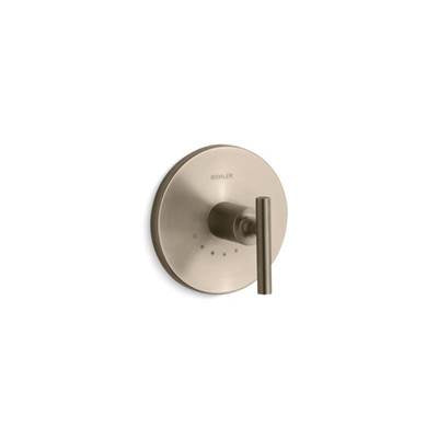 Kohler T14488-4-BV- Purist® Valve trim with lever handle for thermostatic valve, requires valve | FaucetExpress.ca