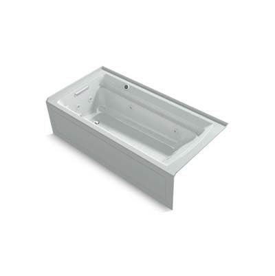 Kohler 1124-XGHLA-95- Archer® 72'' x 36'' integral apron whirlpool + Heated BubbleMassage air bath with left-hand drain | FaucetExpress.ca