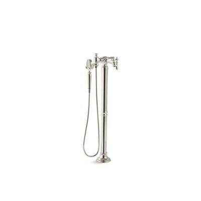 Kohler T72790-9M-SN- Artifacts® floor-mount bath filler trim with handshower | FaucetExpress.ca