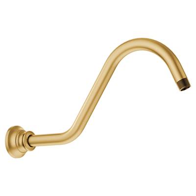 Moen S113BG- Waterhill 14 in. Shower Arm in Brushed Gold