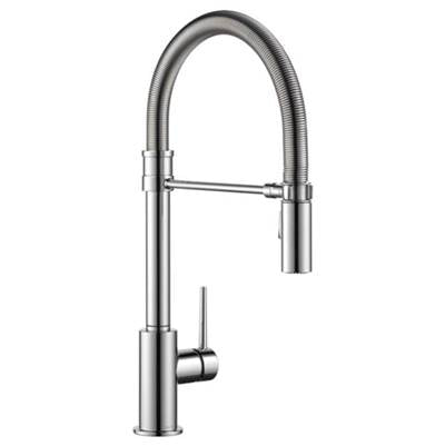 Delta 9659-DST- Single Handle Pull-Down Kitchen Faucet With Spring Spout | FaucetExpress.ca