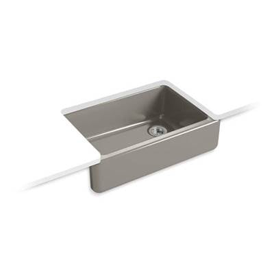 Kohler 5827-K4- Whitehaven® 32-11/16'' x 21-9/16'' x 9-5/8'' Undermount single-bowl farmhouse sink | FaucetExpress.ca