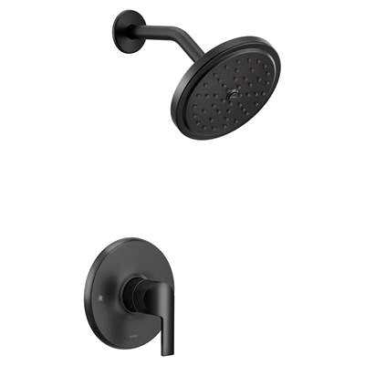 Moen UTS3202BL- Doux M-CORE 3-Series 1-Handle Shower Trim Kit in Matte Black (Valve Not Included)