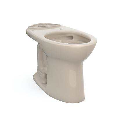 Toto C776CEFG#03- Toto Drake Elongated Universal Height Tornado Flush Toilet Bowl With Cefiontect Bone