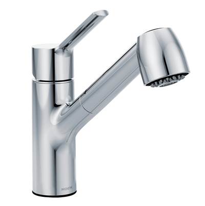 Moen 7585C- Method Single-Handle Pull-Out Sprayer Kitchen Faucet with Power Clean in Chrome