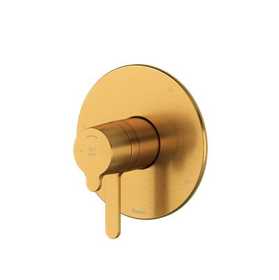 Riobel TNB47BG- 3-Way No Share Type T/P (Thermostatic/Pressure Balance) Coaxial Valve Trim