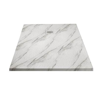 Royal Bath and Marble ERASTONE4836CA- SHOWER BASE - ERA STONE 48''X36'' CALACATTA