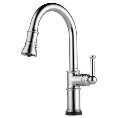Brizo 64025LF-PC- Single Handle Pull-Down Kitchen Faucet With Smarttouch Te | FaucetExpress.ca
