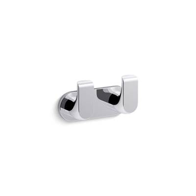 Kohler 97500-CP- Avid double robe hook | FaucetExpress.ca