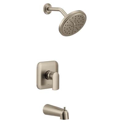 Moen UT3813EPBN- Rizon M-CORE 3-Series 1-Handle Eco-Performance Tub and Shower Trim Kit in Brushed Nickel (Valve Not Included)