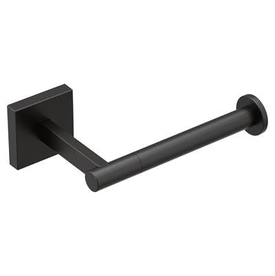 Moen BP1808BL- Triva Matte Black Single-Post Paper Holder