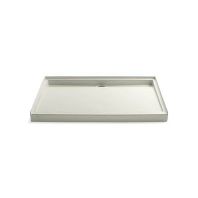 Kohler 9996-96- Groove® 60'' x 42'' Single threshold rear center drain shower base | FaucetExpress.ca