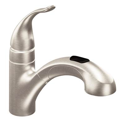 Moen 67315SRS- Integra Single-Handle Pull-Out Sprayer Kitchen Faucet in Spot Resist Stainless