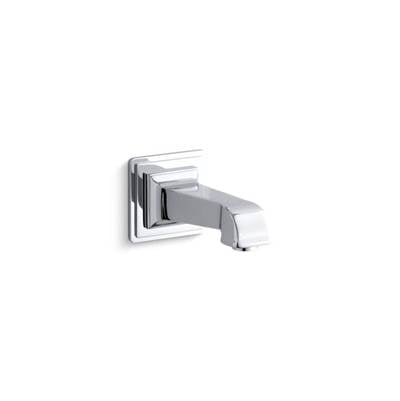 Kohler 13139-A-CP- Pinstripe® Pure wall-mount 6-7/8'' non-diverter bath spout | FaucetExpress.ca