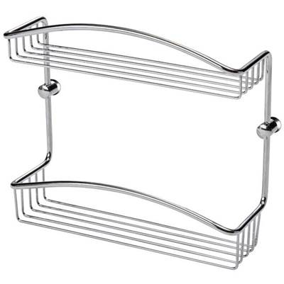 Laloo 9107 MB- Wire Double Basket - Matte Black | FaucetExpress.ca