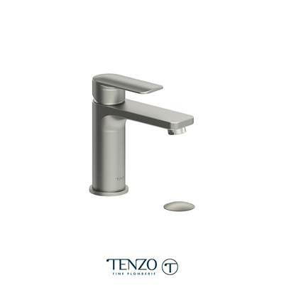 Tenzo DE11-P-BN- Delano Single Hole Lavatory Faucet Brushed Nickel With (Overflow) Drain