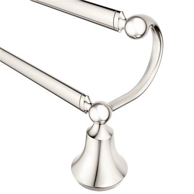 Moen YB5222NL- Wynford Polished Nickel 24'' Double Towel Bar