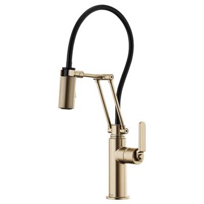 Brizo 63244LF-GL- Articulating, Industrial Handle | FaucetExpress.ca