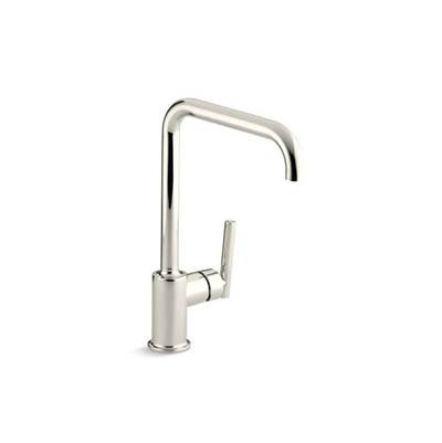 Kohler 7507-SN- Purist® single-hole kitchen sink faucet with 8'' spout | FaucetExpress.ca