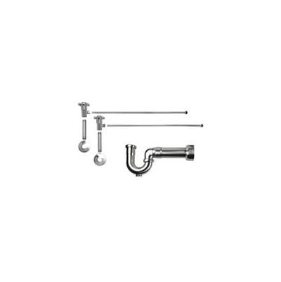 Mountain Plumbing MT3046-NL- Lavatory Supply Kit W/ Cross Handle 3/8 X 20 Tubes