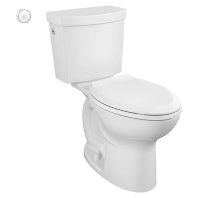 American Standard 215AA709.020- Cadet Touchless Chair Height Elongated Toilet Less Seat