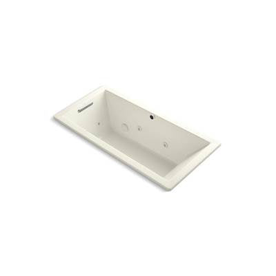 Kohler 1822-JH-96- Underscore® Rectangle 66'' x 32'' heated whirlpool bath with reversible drain | FaucetExpress.ca