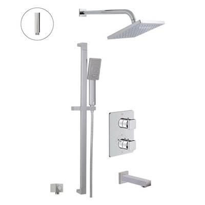 ALT ALT79128301- Riga Thermostatic Shower System - 3 Functions - FaucetExpress.ca